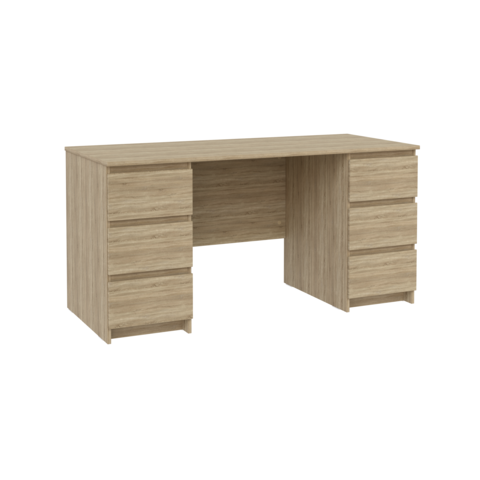 КАСТОР стол письменный 6 ящиков