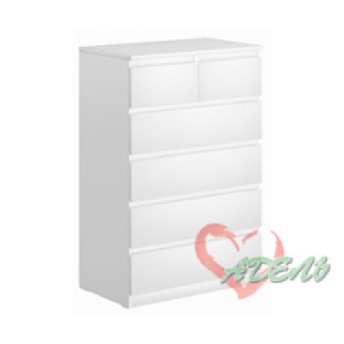 МАЛЬТА комод 4+2 ящика 80*121 белый