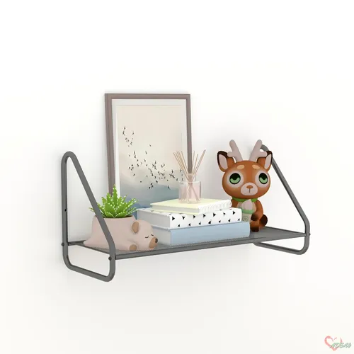 Полка настенная Барселона 21 графит