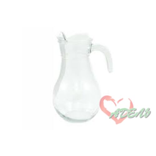 Кувшин, 1800 мл, с прозрачной крышкой, стекло, БИСТРО