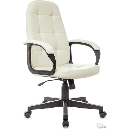 Кресло 002 слоновая кость OR-10 эко.кожа крестов. пластик CH 002 IVORY