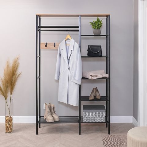 Торонто-48Л Вешалка гардеробная 111*31*180 белый