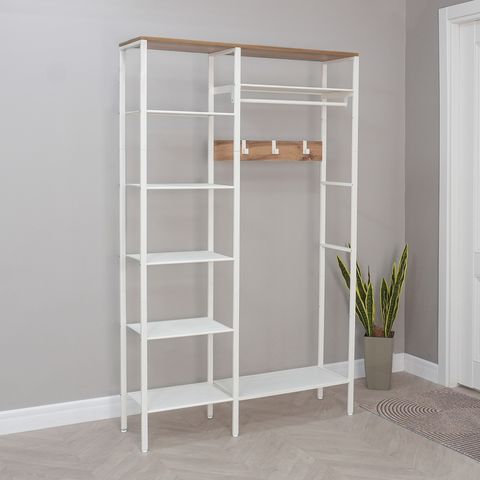 Торонто-48Л Вешалка гардеробная 111*31*180 белый