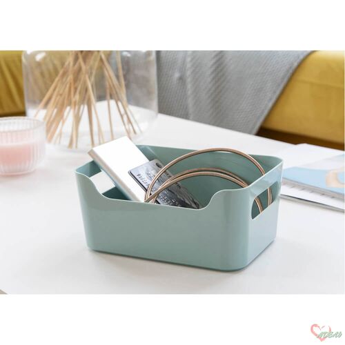 Корзинка универсальная 1,2л пластик зеленый