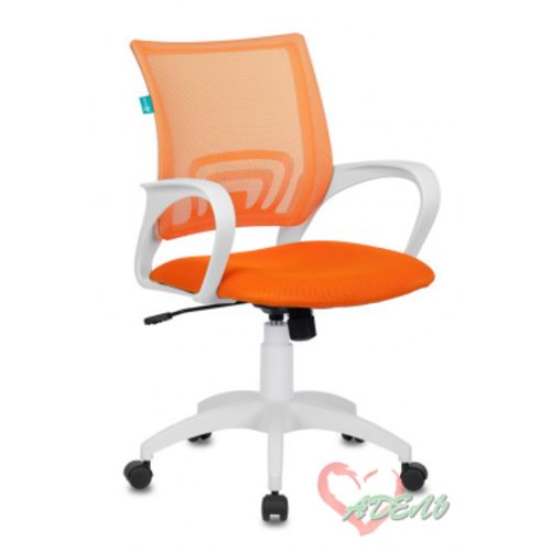 Кресло 695NLT оранжевый TW-38-3 TW-96-1 сетка/ткань крестовина пластик пластик белый