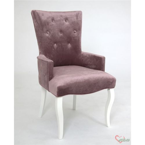 Кресло Виктория (темный тон-розовый 24)