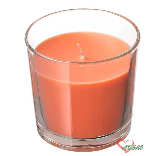 СИНЛИГ аром свеча в стак 9 см персик