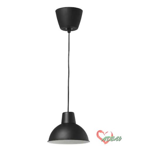 СКУРУП Подвесной светильник, черный 19 см