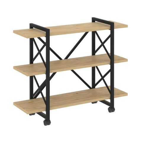 Loft Стеллаж 3 полки на колесах