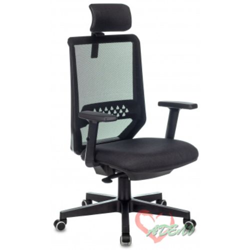 Кресло EXPERT черный TW-01 сиденье чёрный 38-418 сетка/ткань с подголов. крестовина пластик