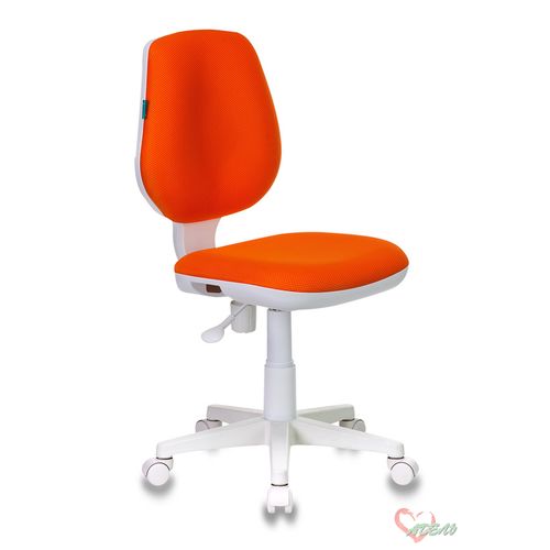Кресло 213 оранжевый TW-96-1 крестовина пластик пластик белый CH-W213/TW-96-1
